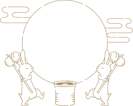 Moon viewing illustration 01 (no line drawing / title) Moon viewing illustration 01 (no line drawing / title)