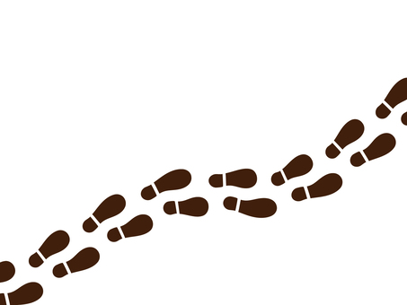 Shoe footprints Shoe footprints