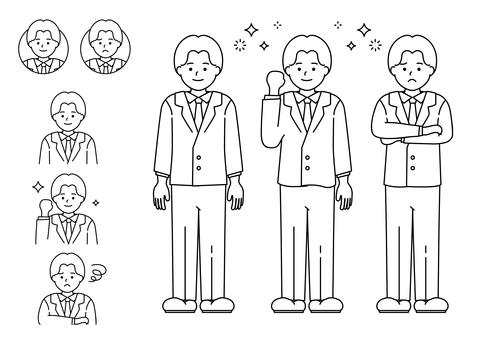 Person in a suit Person in a suit