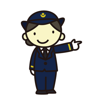 A station attendant A station attendant