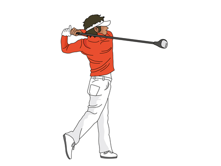 Golf player 2 (driver shot) Golf player 2 (driver shot)
