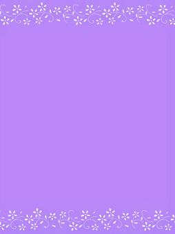 Flower frame 09 / purple Flower frame 09 / purple
