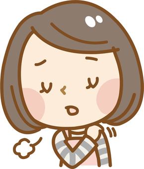 Mummy tired bust up Mummy tired bust up
