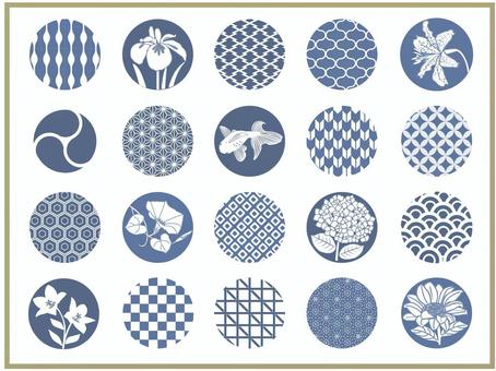 Summer Japanese pattern collection Summer Japanese pattern collection