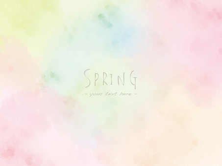 Spring color frame ver05 Spring color frame ver05