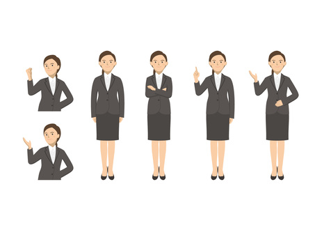 Business woman - set 2 Business woman - set 2