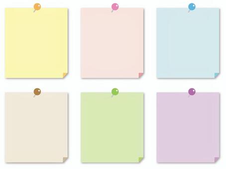 Note paper pin Note paper pin