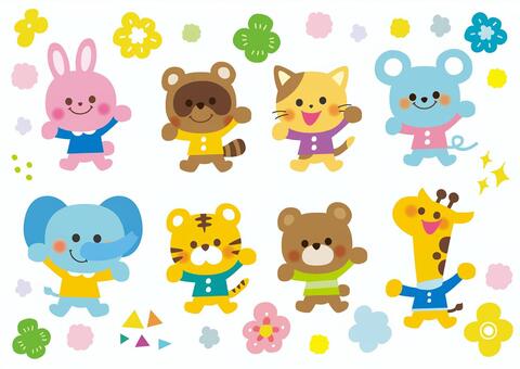 Happy animal set Happy animal set