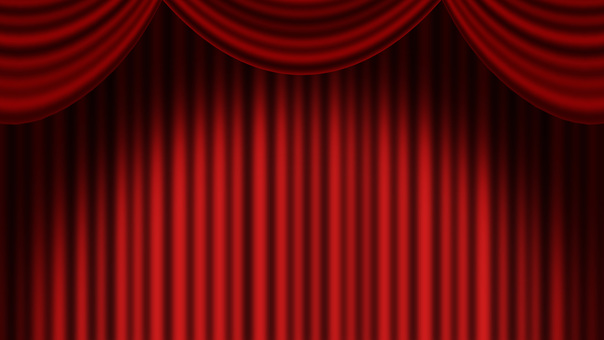 Full HD red stage curtain background Full HD red stage curtain background