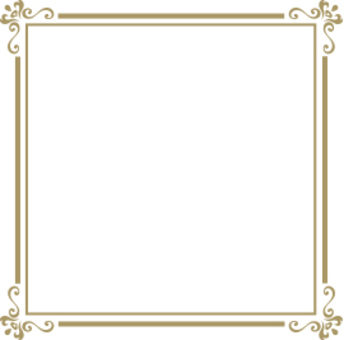 Decorative frame gold Decorative frame gold
