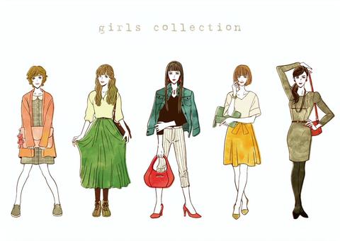 Female fashion color ver. Female fashion color ver.