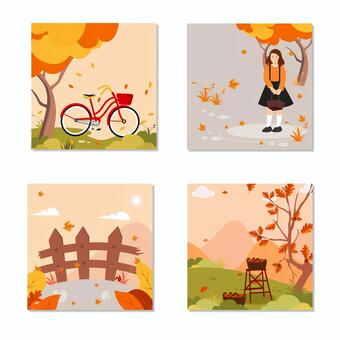 Autumn winter template Autumn winter template