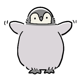 Emperor penguin baby Emperor penguin baby