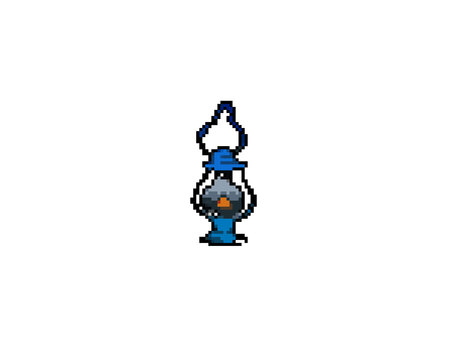 Pixel art lantern Pixel art lantern