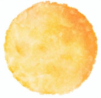 Yellow watercolored circle Yellow watercolored circle