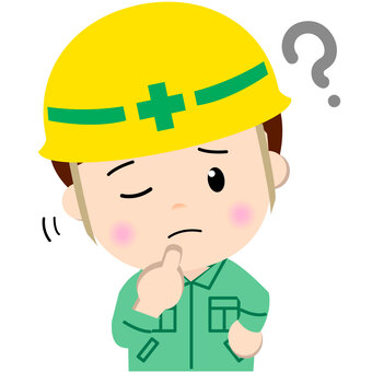 Construction worker _ upper body (Hatena) Construction worker _ upper body (Hatena)