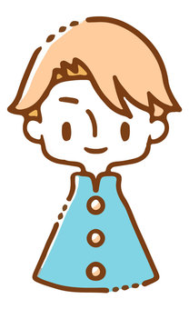 Gakuran boy image_simple color Gakuran boy image_simple color