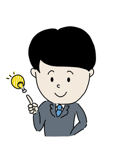 Office worker who gives inspiration and ideas Office worker who gives inspiration and ideas