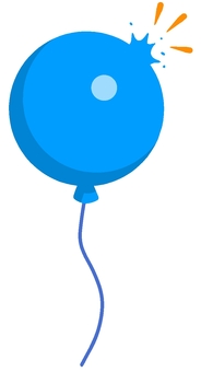 Broken balloon Broken balloon