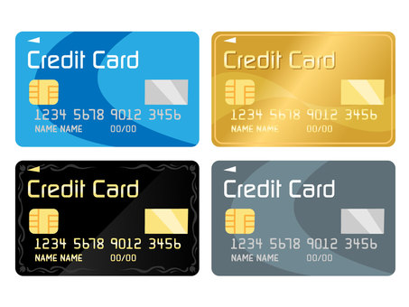 Four credit cards Four credit cards