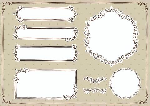 Girly handwritten material Girly handwritten material