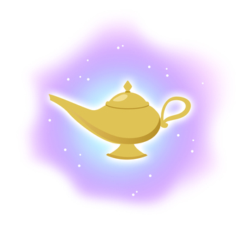 Download Free Vectors Cliparts Images Of Aladdin And Magical Lamp Illustac