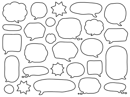 Loose Blown Line Art Set Loose Blown Line Art Set