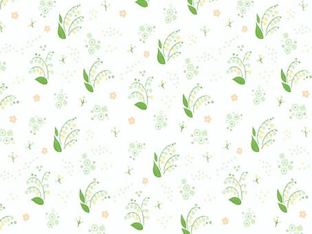Lily of the valley pattern wallpaper Lily of the valley pattern wallpaper