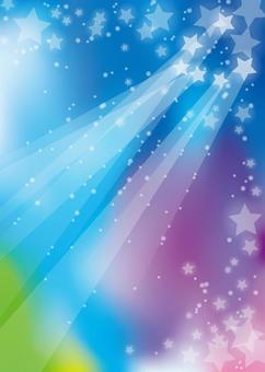 Star image background, A4 vertical, with paint Star image background, A4 vertical, with paint