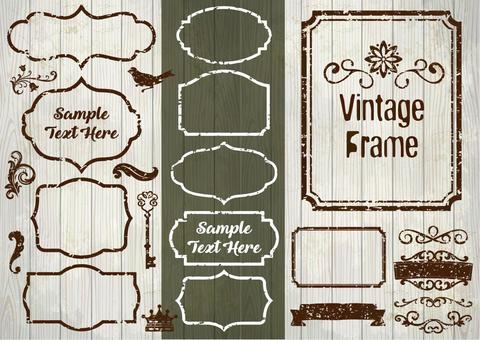 Vintage frame frame set Vintage frame frame set