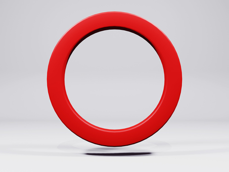 Background of three-dimensional round mark Background of three-dimensional round mark
