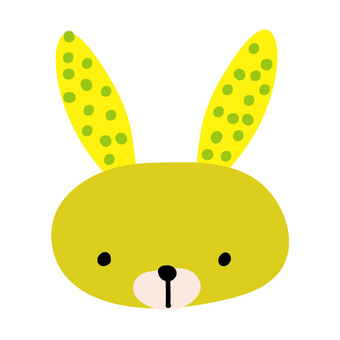 Dot pattern rabbit Dot pattern rabbit