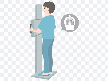 X-ray examination male X-ray examination male
