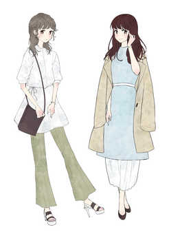 Fashionable woman Fashionable woman