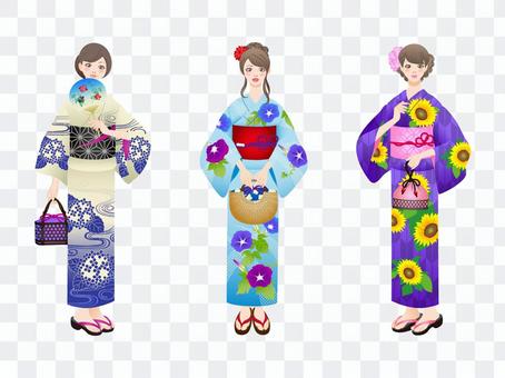 Yukata woman Yukata woman