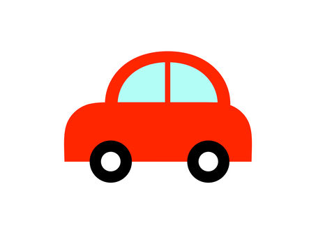 Car automobile side red Car automobile side red