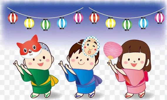 Bonsai dancing children Bonsai dancing children