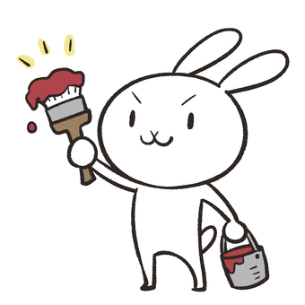 Rabbit to paint Rabbit to paint