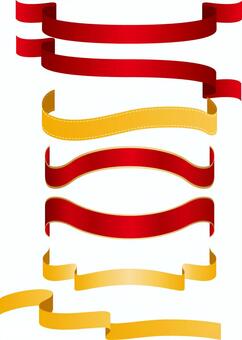 Ribbon banner set Ribbon banner set