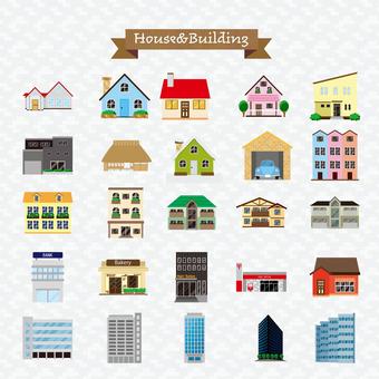 House and building House and building