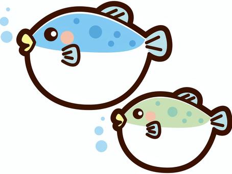 Illustration of a blowfish Illustration of a blowfish