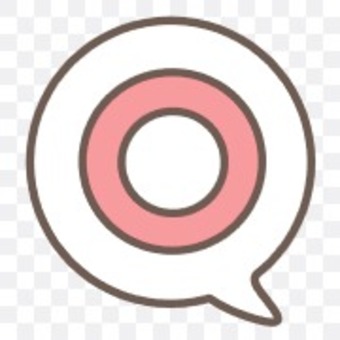 Speech balloon Correct answer symbol Maru hit Speech balloon Correct answer symbol Maru hit