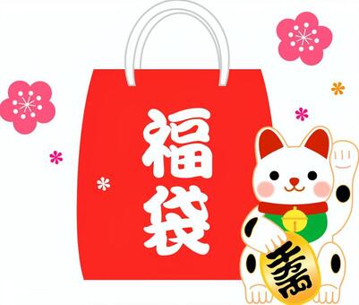 Lucky bag illustration Lucky bag illustration