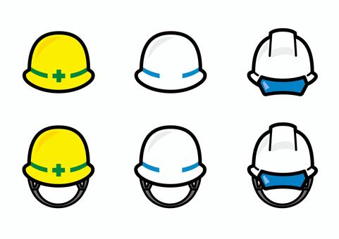 Helmet construction front front string chin string Helmet construction front front string chin string