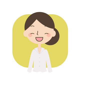 A woman with a smile A woman with a smile