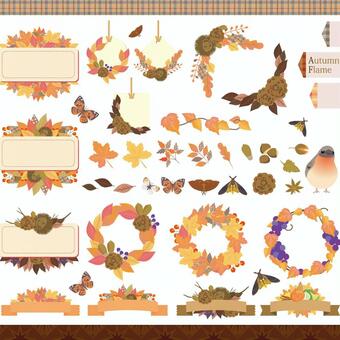 Autumn frame set 02 Autumn frame set 02