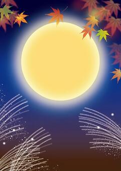 Moon and Susuki and Maple Moon and Susuki and Maple