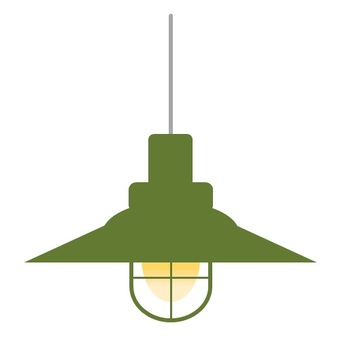 Pendant light A green Pendant light A green