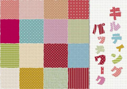 Quilting style illustration Quilting style illustration