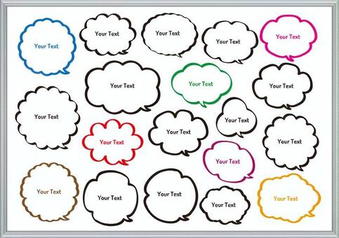 Magic speech bubble Magic speech bubble